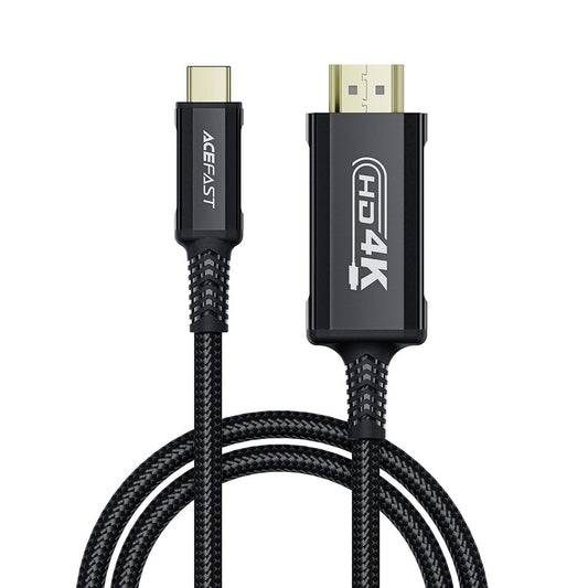 USB-C to HDMI Audio and Video Cable Acefast C1-10, 1.8m, Black