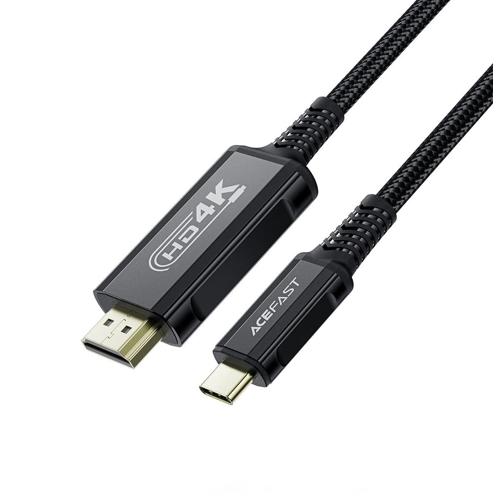 USB-C to HDMI Audio and Video Cable Acefast C1-10, 1.8m, Black