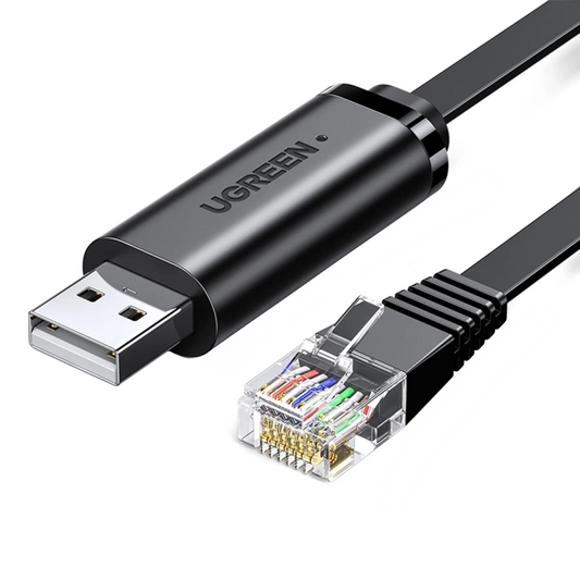 Cavo Console USB UGREEN CM204, RJ45, 3m, Nero, Ricondizionato