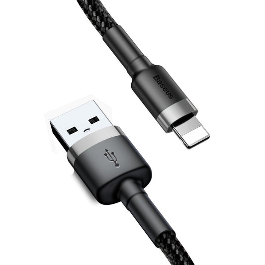 Cavo Dati e Ricarica USB-A - Lightning Baseus Cafule, 18W, 3m, Grigio CALKLF-RG1