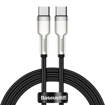 Cavo Dati e Ricarica USB-C - USB-C Baseus Cafule, 100W, 2m, Nero CATJK-D01
