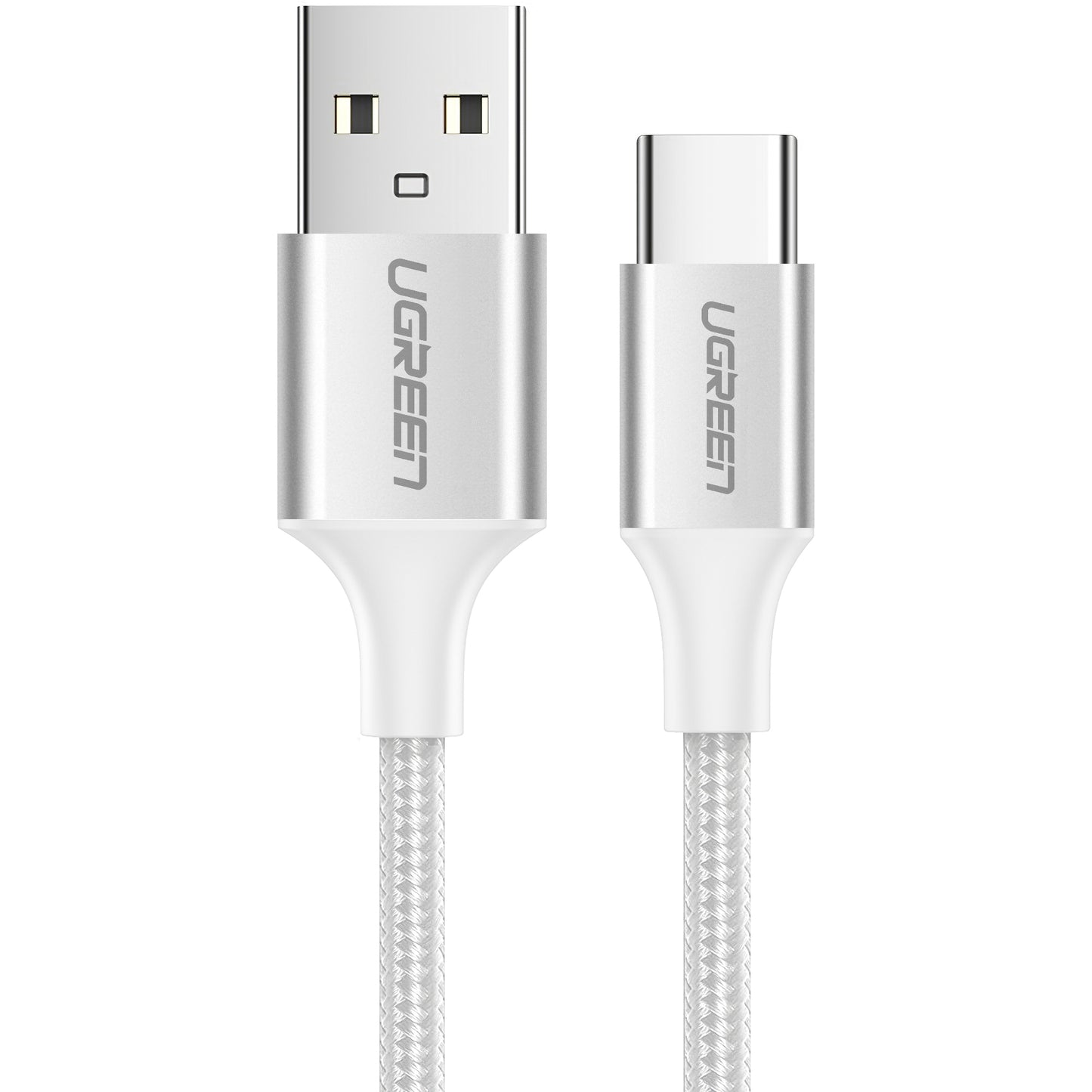 Cavo Dati e Ricarica USB-A - USB-C UGREEN US288, 18W, 2m, Bianco
