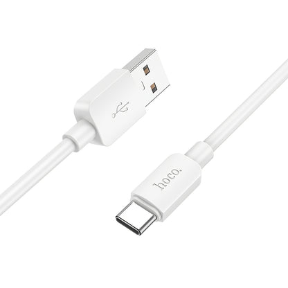 USB-A to USB-C Data and Charging Cable HOCO X96, 27W, 1m, White