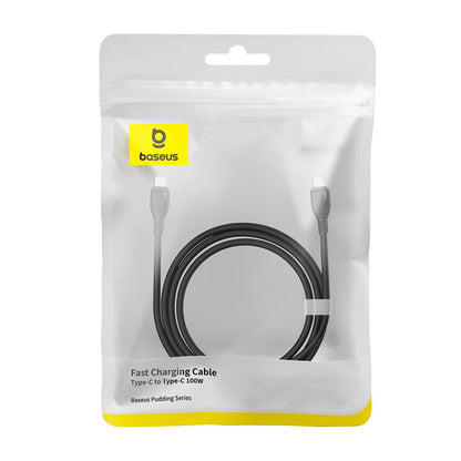 Cavo Dati e Ricarica USB-C - USB-C Baseus Pudding, 100W, 2m, Nero P10355702111-01