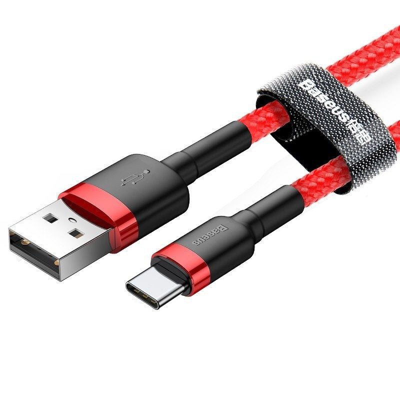 Cavo Dati e Ricarica USB-A - USB-C Baseus Cafule, 60W, 1m, Rosso