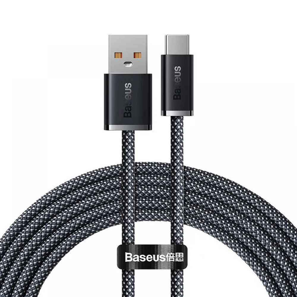 USB-A to USB-C Data and Charging Cable Baseus Dynamic Series, 100W, 2m, Gray CALD000716