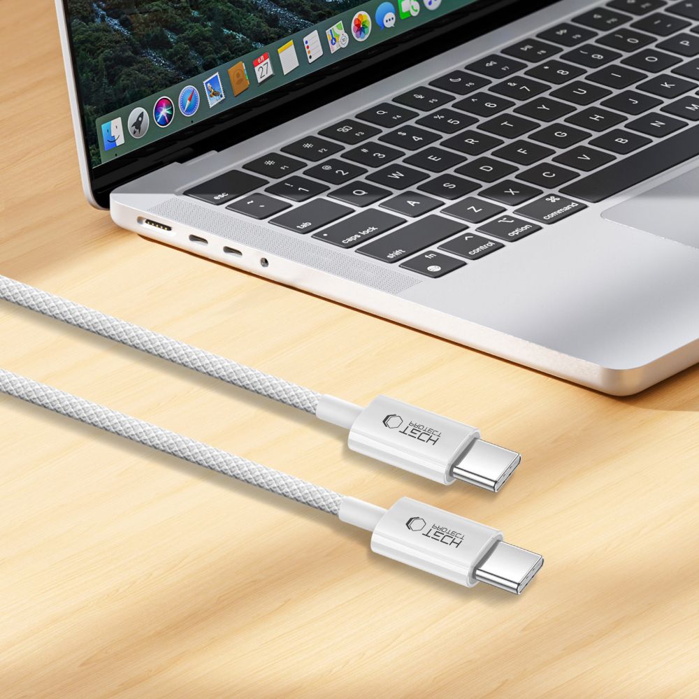 Cavo Dati e Ricarica USB-C - USB-C Tech-Protect Ultraboost Lite, 60W, 1m, Argento
