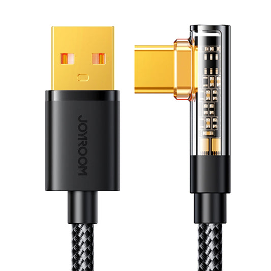 Cavo Dati e Ricarica USB-A - USB-C Joyroom S-UC027A6 Angled, 60W, 1.2m, Nero