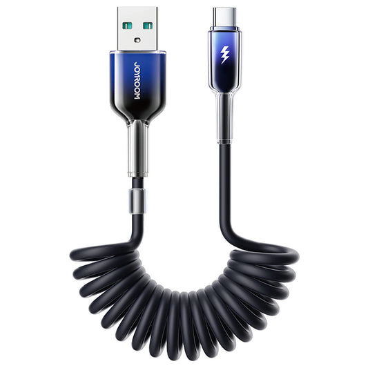 Cavo Dati e Ricarica USB-A - USB-C Joyroom S-A43 Crystal, 60W, 1.5m, Nero