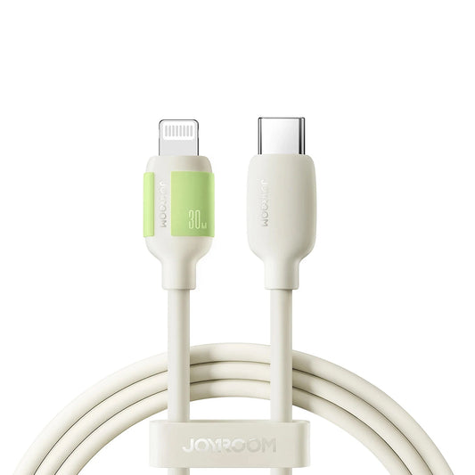Cavo Dati e Ricarica USB-C - Lightning Joyroom S-A53, 30W, 1.2m, Beige