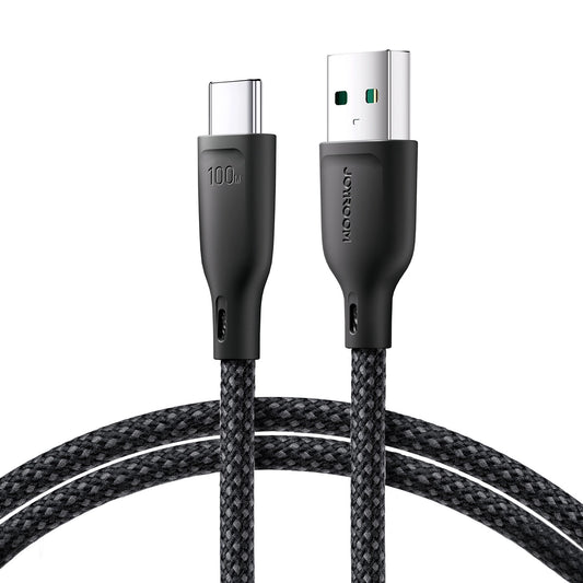 Cavo Dati e Ricarica USB-A - USB-C Joyroom Multi-Color S-A34, 100W, 1m, Nero