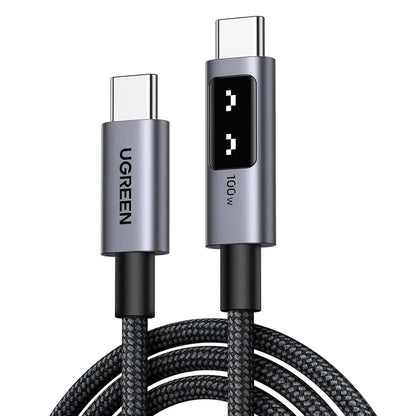 Cavo Dati e Ricarica USB-C - USB-C UGREEN L509, 100W, 1m, Grigio