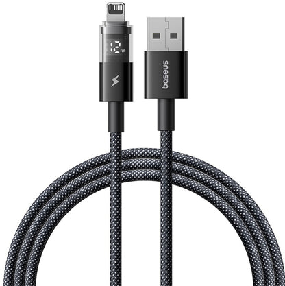 Cavo Dati e Ricarica USB-A - Lightning Baseus Display 2, 18W, 1m, Nero P10382700121-00