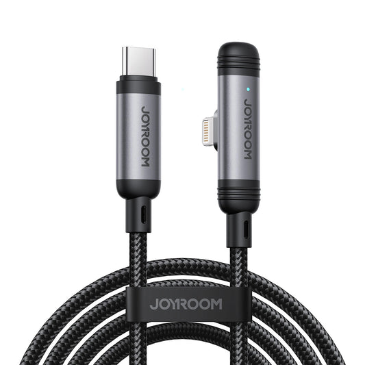 Cavo Dati e Ricarica USB-C - Lightning Joyroom S-A56 EnjoyX Angled, 30W, 1.2m, Nero