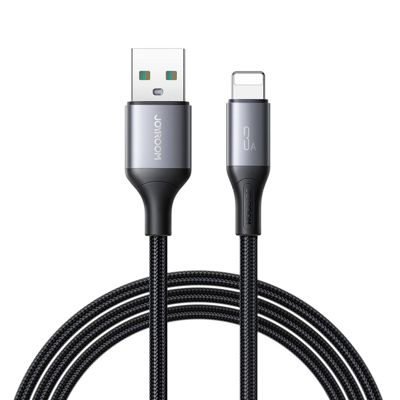 USB-A to Lightning Data and Charging Cable Joyroom S-A28 Flash, 18W, 2m, Black