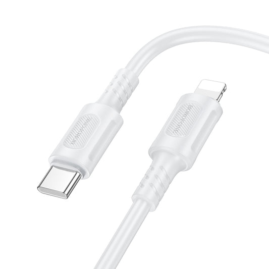 Cavo Dati e Ricarica USB-C - Lightning Borofone BX111 Feliz, 27W, 1m, Bianco