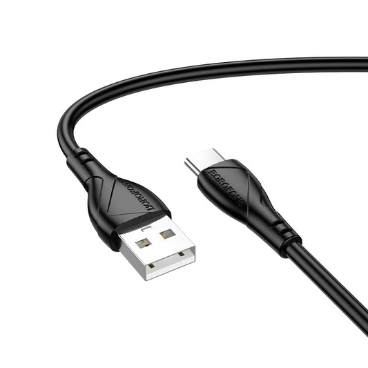 Cavo Dati e Ricarica USB-A - USB-C Borofone BX121 Energy, 18W, 1m, Nero