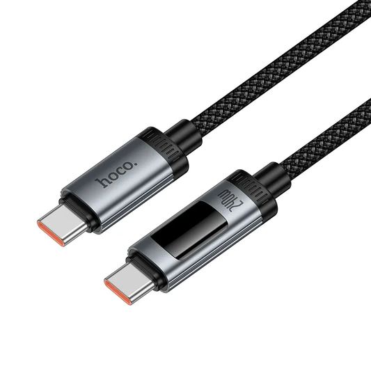 Cavo Dati e Ricarica USB-C - USB-C HOCO Display U148, 240W, 1.2m, Nero