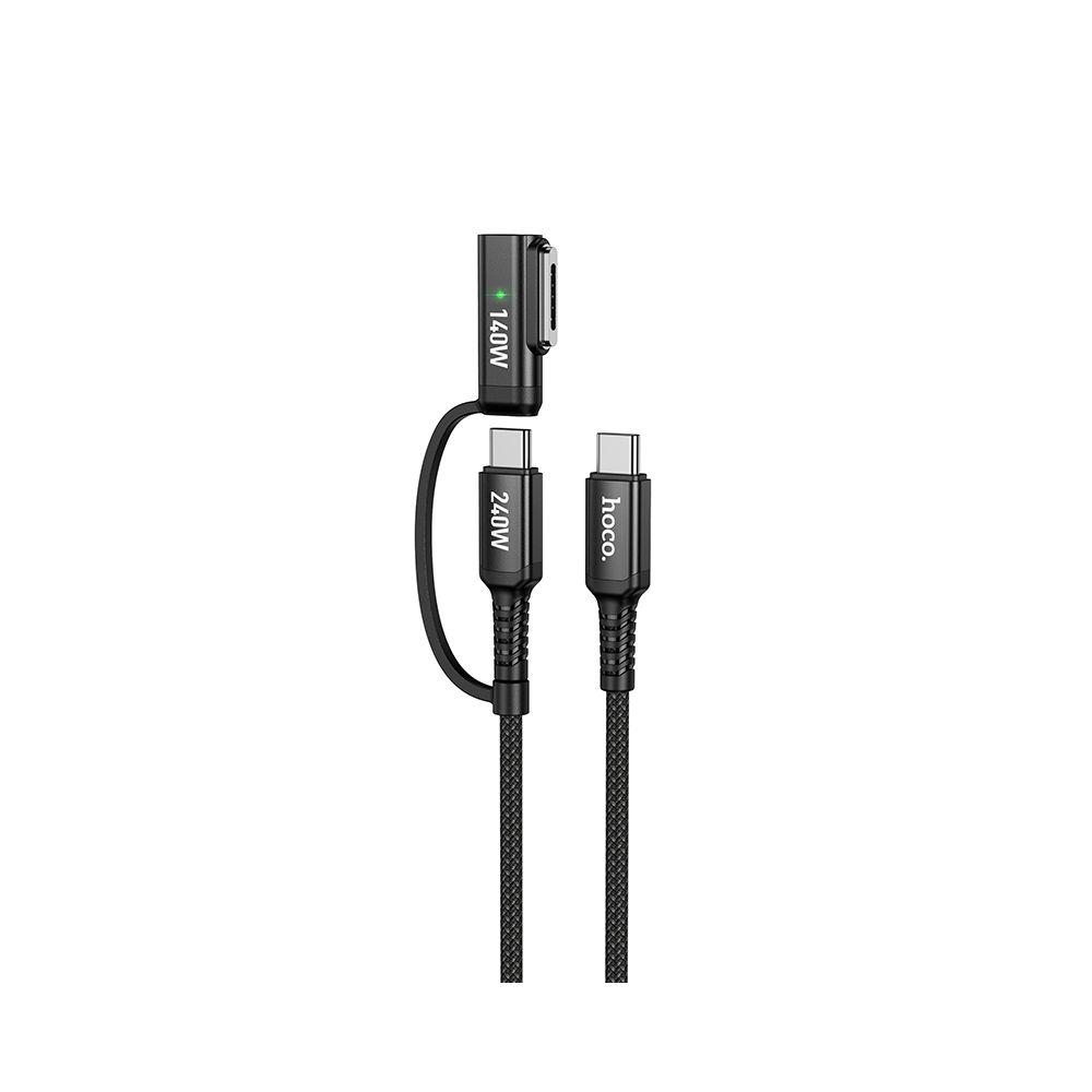Cavo di Ricarica HOCO U142, USB-C - USB-C / MagSafe 3, 240W, 1.8m, Nero