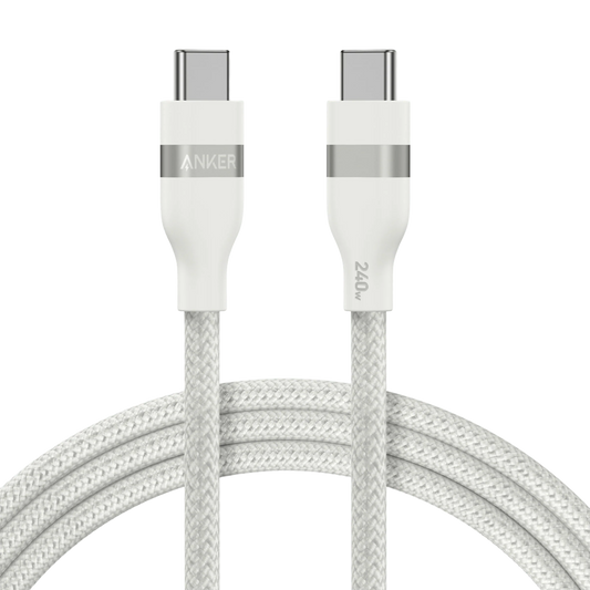 Cavo Dati e Ricarica USB-C - USB-C Anker, 240W, 1.8m, Bianco A82E2H22