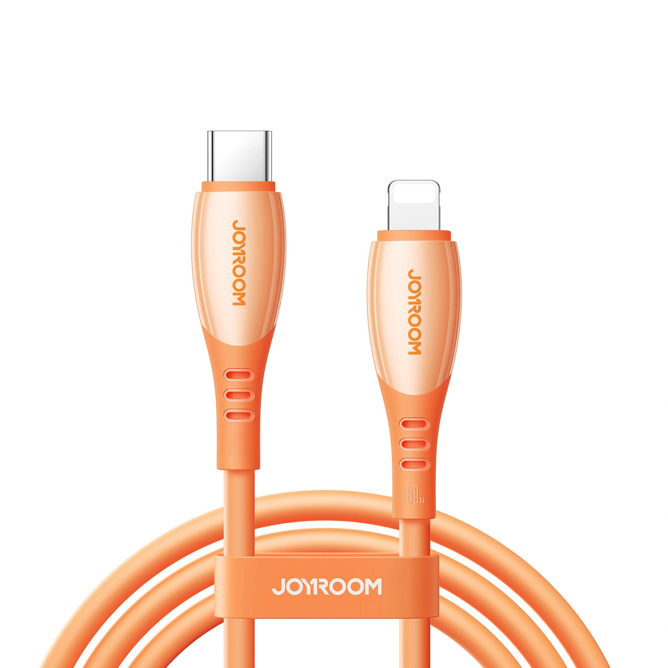 Cavo Dati e Ricarica USB-C - Lightning Joyroom S-A59 Vibrant, 30W, 1.2m, Arancione