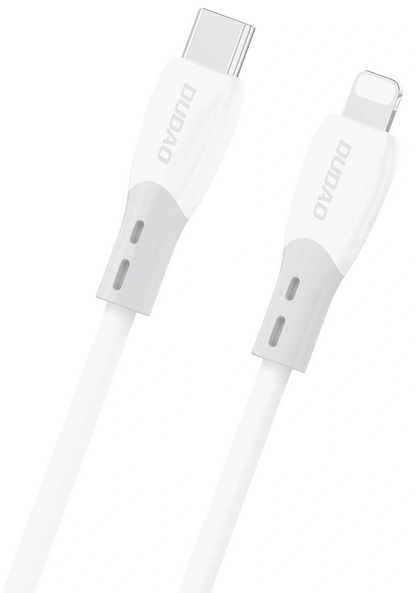 Cavo Dati e Ricarica USB-C - Lightning Dudao L25SX, 30W, 1m, Bianco