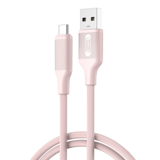 Cavo Dati e Ricarica USB-A - USB-C XO Design NB265, 18W, 1m, Rosa