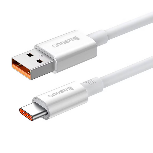 Cavo Dati e Ricarica USB-A - USB-C Baseus Superior Series, 100W, 1m, Bianco P10320102214-01
