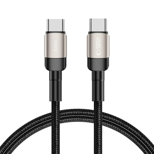 Cavo Dati e Ricarica USB-C - USB-C Tech-Protect Ultraboost EVO, 100W, 1m, Argento