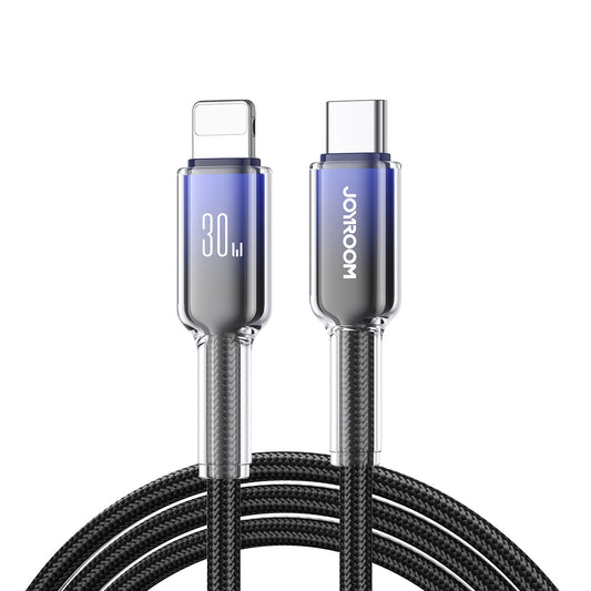Cavo Dati e Ricarica USB-C - Lightning Joyroom S-A42, 30W, 1,2m, Nero