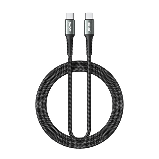 Cavo Dati e Ricarica USB-C - USB-C BWOO BO-X288C-C, 60W, 1m, Nero