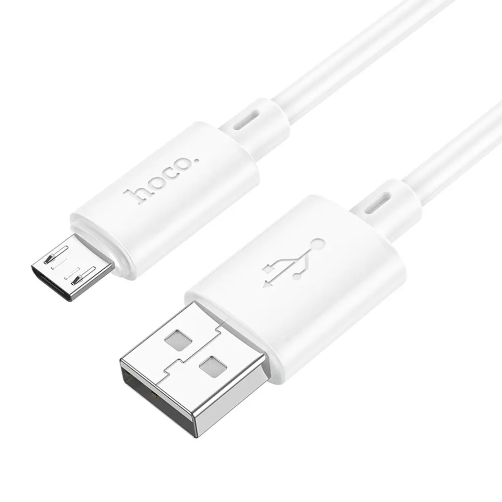Cavo Dati e Ricarica USB-A - microUSB HOCO X88, 18W, 2m, Bianco