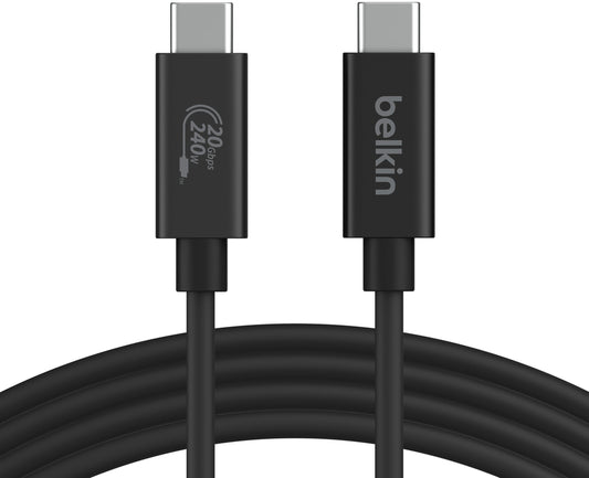 Cavo Dati e Ricarica USB-C - USB-C Belkin Connect, 240W, 2m, Nero INZ004bt2MBK