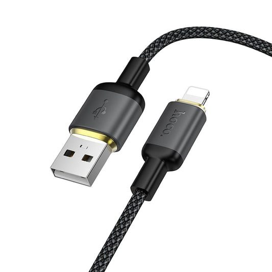 Cavo Dati e Ricarica USB-A - Lightning HOCO X128 Benefit, 12W, 1m, Nero