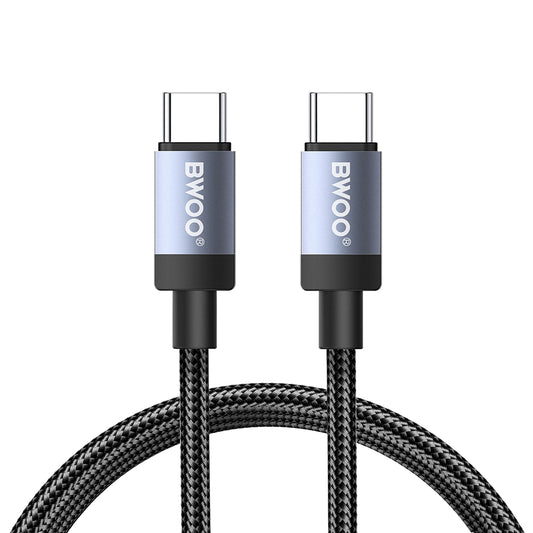 Cavo Dati e Ricarica USB-C - USB-C BWOO BO-X401CC, 65W, 1m, Nero