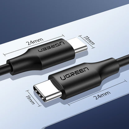 Cavo Dati e Ricarica USB-C - USB-C UGREEN US286, 60W, 1m, Nero
