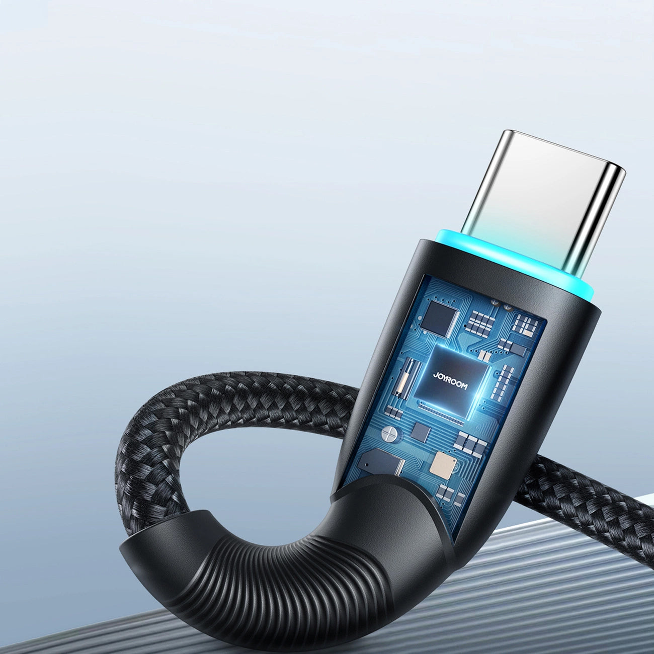 USB-C Data and Charging Cable - USB-C Joyroom S-A32, 60W, 1m, Black