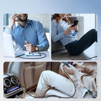 Cavo Dati e Ricarica USB-C - USB-C Joyroom S-A25 Light-Speed, 100W, 1.2m, Nero