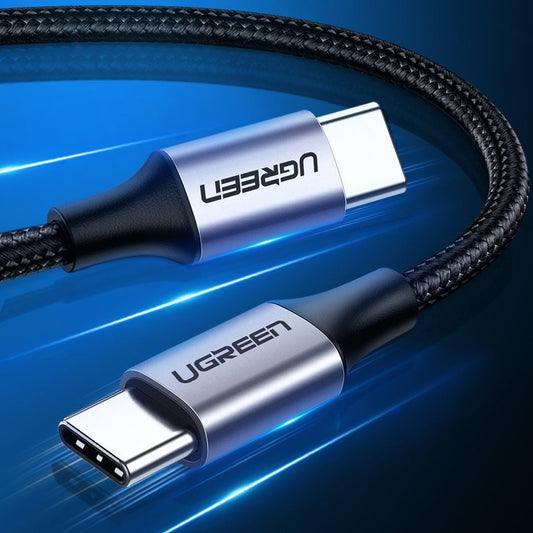 Cavo Dati e Ricarica USB-C - USB-C UGREEN US261, 60W, 1m, Grigio