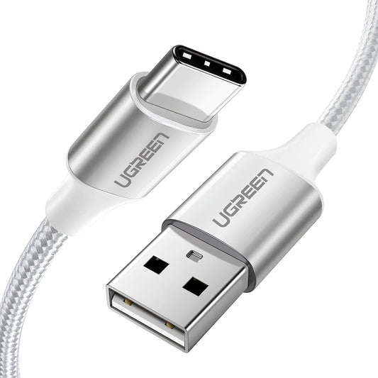 Cavo Dati e Ricarica USB-A - USB-C UGREEN US288, 18W, 1m, Bianco