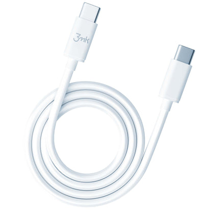 Cavo Dati e Ricarica USB-C - USB-C 3MK Hyper, 100W, 2m, Bianco