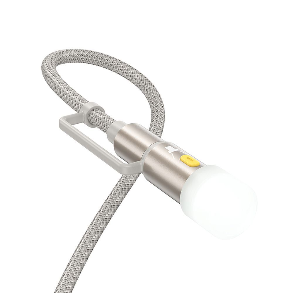 Cavo Dati e Ricarica USB-C / Lightning - USB-C / Led HOCO U138, 60W, 1.2m, Grigio