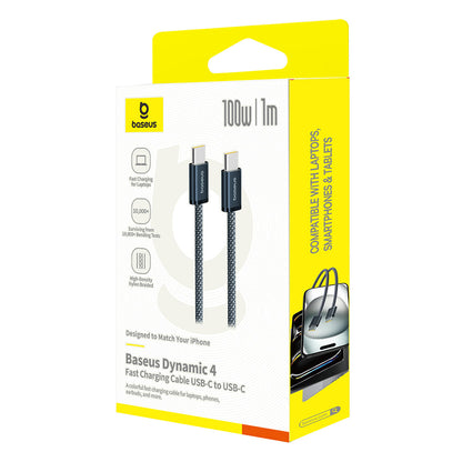 Cavo Dati e Ricarica USB-C - USB-C Baseus Dynamic 4 Series, 100W, 1m, Blu Navy P10381400121-00