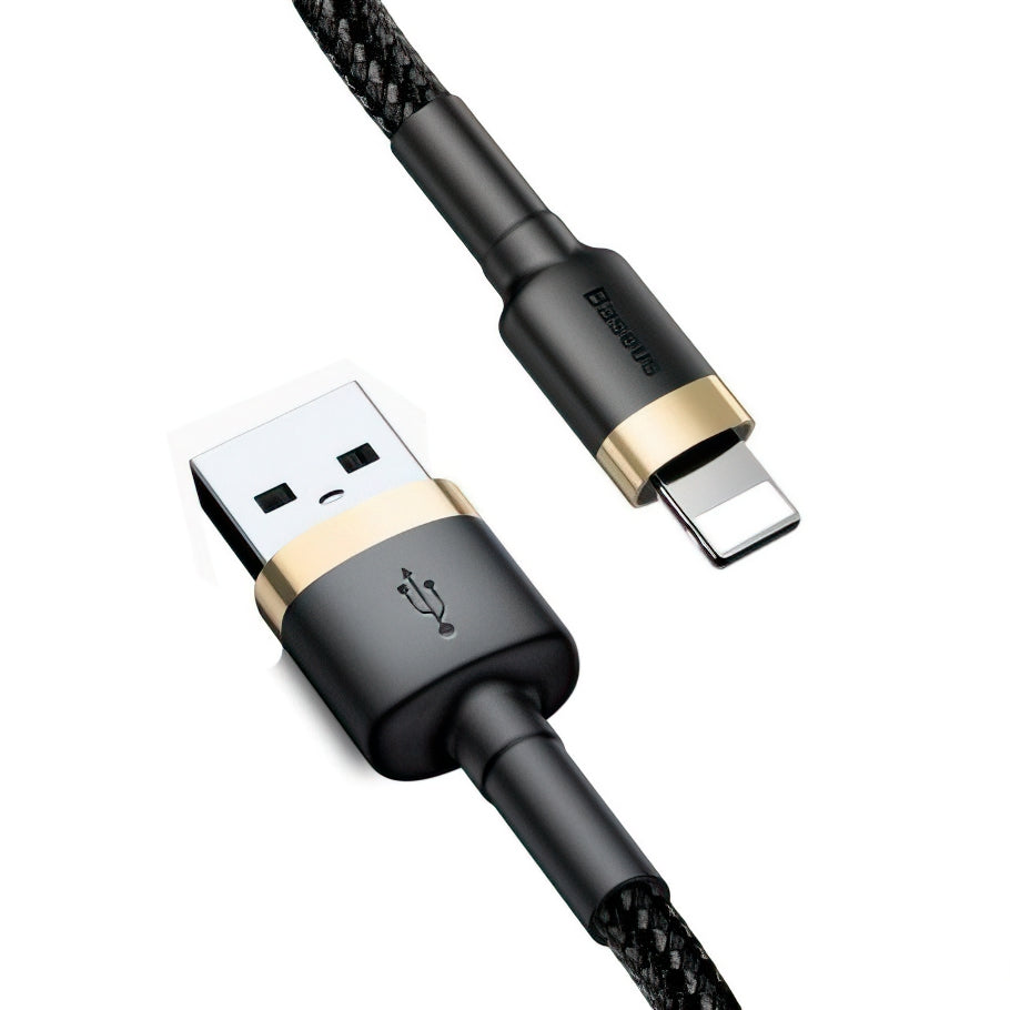 Cavo Dati e Ricarica USB-A - Lightning Baseus Cafule, 18W, 3m, Oro CALKLF-RV1