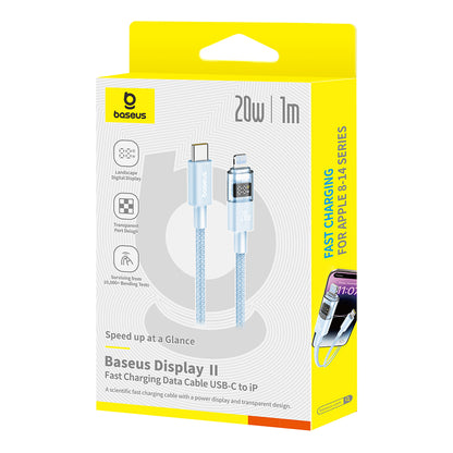 Cavo Dati e Ricarica USB-C - USB-C Baseus Display 2, 100W, 2m, Blu P10382702311-01