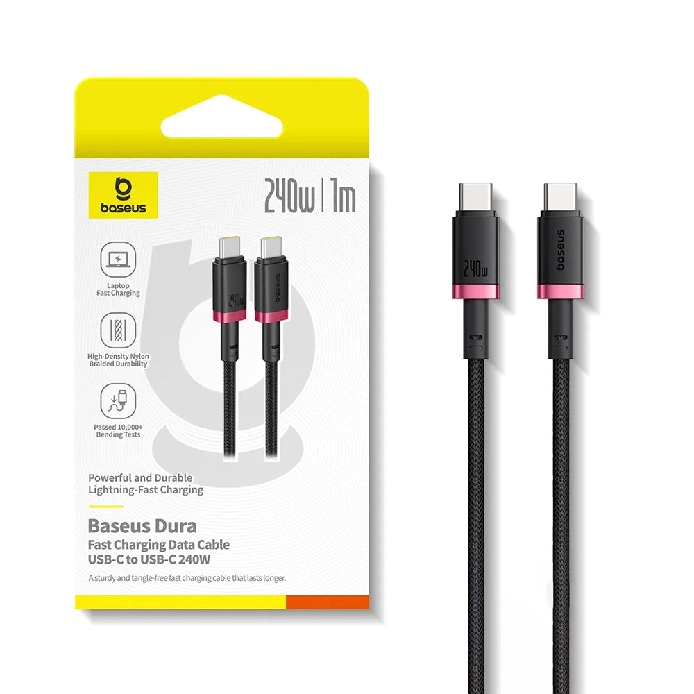Cavo Dati e Ricarica USB-C - USB-C Baseus Dura Series, 240W, 1m, Rosso P10377803U03-01