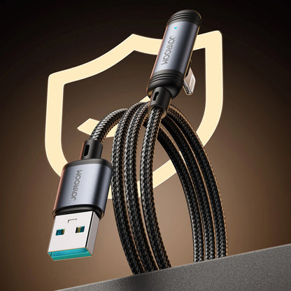 Cavo Dati e Ricarica USB-A - Lightning Joyroom S-A56 EnjoyX Angled, 18W, 1.2m, Nero