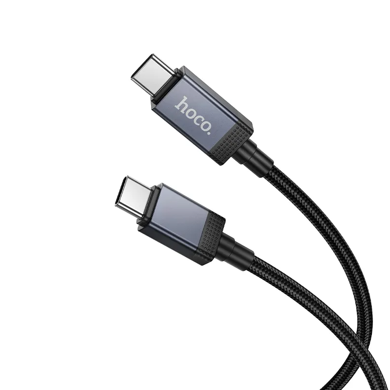 Cavo Dati e Ricarica USB-C - USB-C HOCO X118 Display, 60W, 1m, Nero