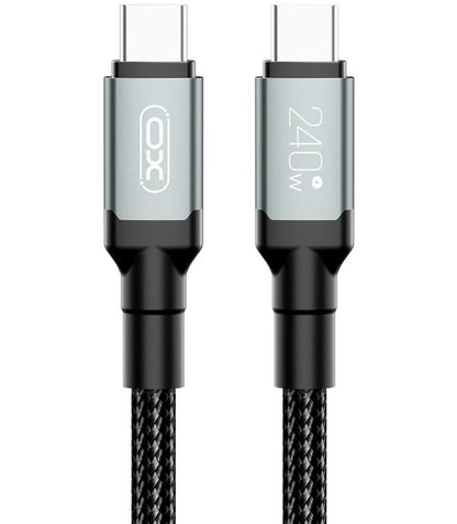 USB-C Data and Charging Cable - USB-C XO Design NB-Q264A, 240W, 1m, Black