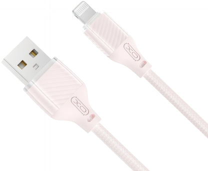 Cavo Dati e Ricarica USB-A - Lightning XO Design NB291, 18W, 1m, Rosa